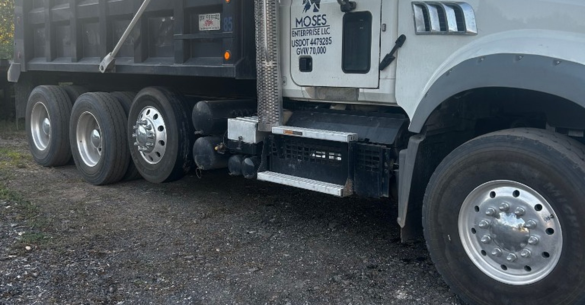 Moses Enterprise commercial dump truck